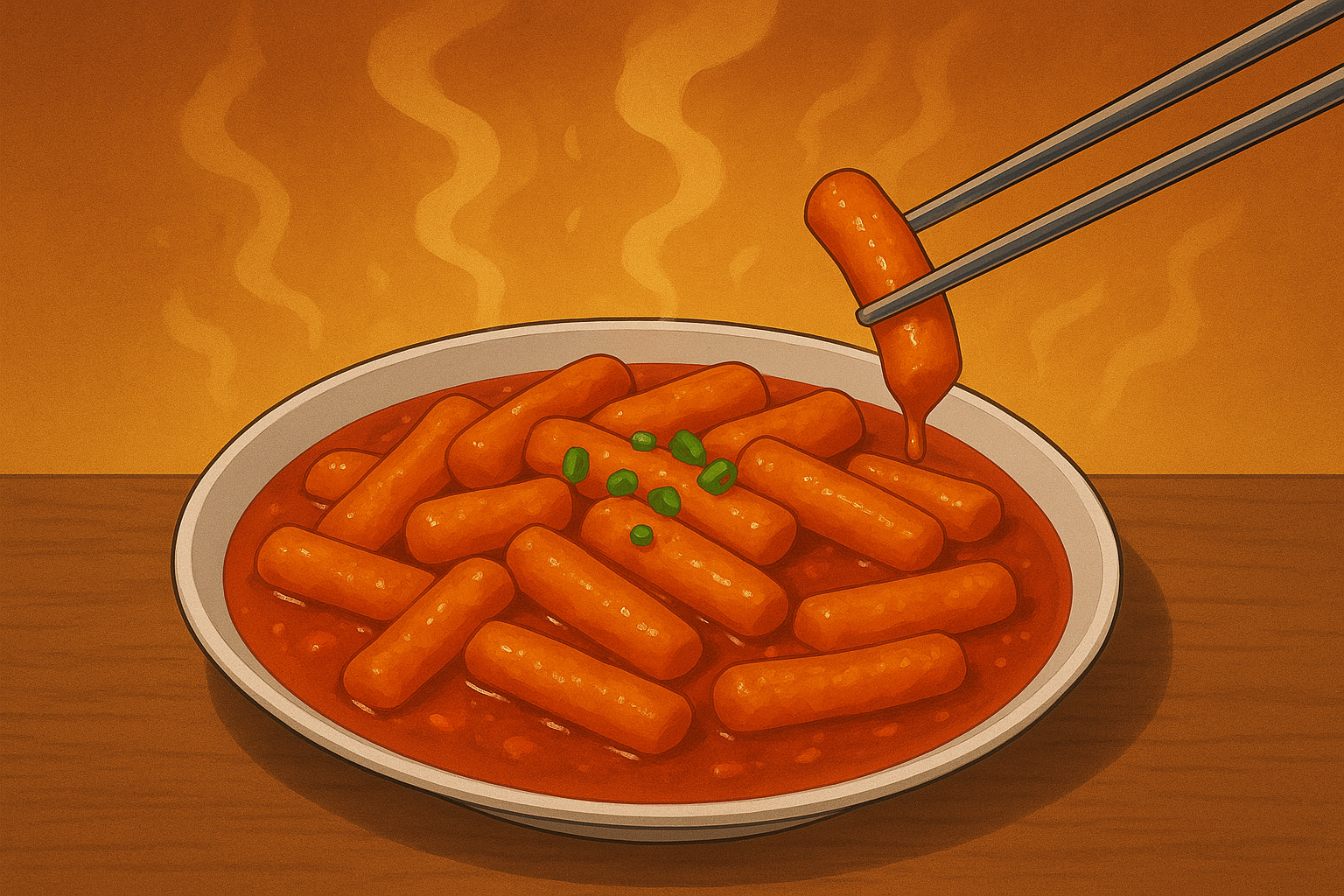 #2 “The Fiery Popularity of K-Pop Demon Hunters and Tteokbokki 떡볶이  Korea’s Spicy Soul Food”